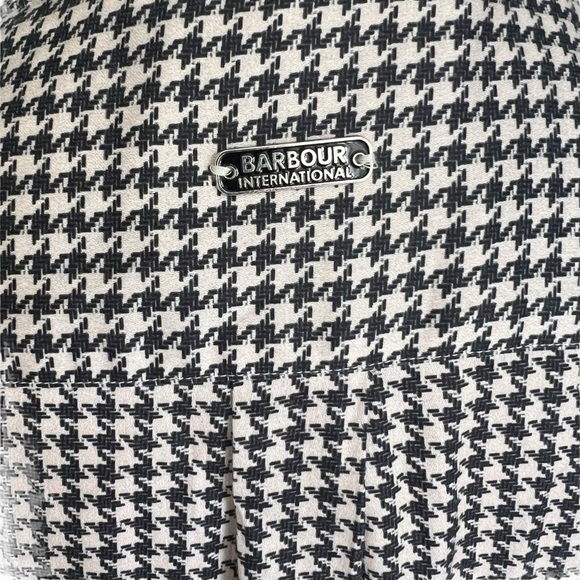 Barbour - Plaid Button Down Silk Blend Shirt Blouse Sz 36 - Picture 5 of 9